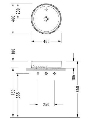 Раковина-чаша Serel 46 2025