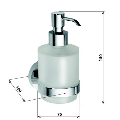 Дозатор для жидкого мыла Bemeta Omega 104109102