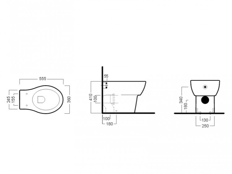 Унитаз Hatria Nido YOQU