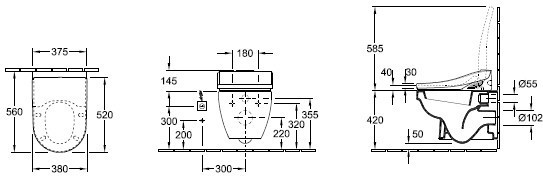 Унитаз Villeroy&Boch Omnia Architectura 56741001 подвесной
