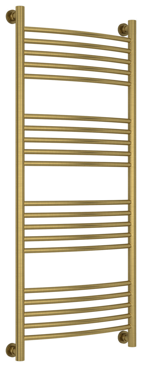 Полотенцесушитель водяной Сунержа Богема+ выгнутая 1200х500 Состаренная латунь