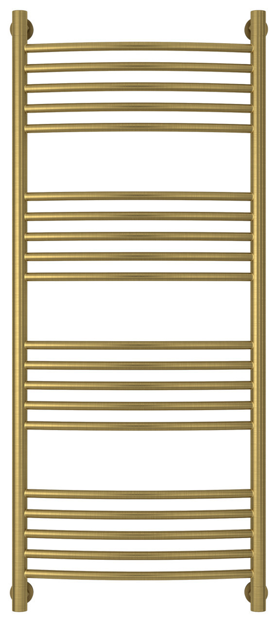 Полотенцесушитель водяной Сунержа Богема+ выгнутая 1200х500 Состаренная латунь
