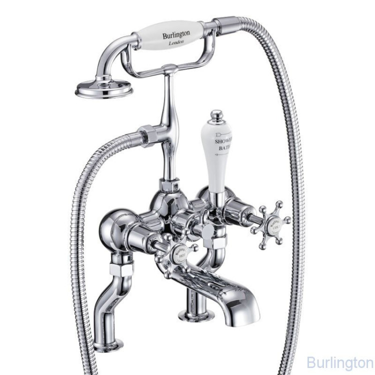 Смеситель для ванны с ручным душем, набортный  [BI15]