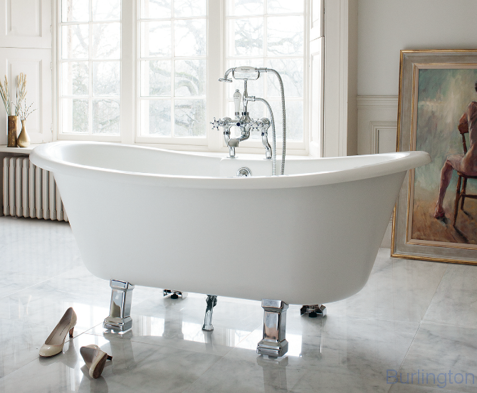 Смеситель для ванны с ручным душем, набортный  [BI15]