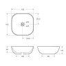 Раковина накладная керамическая BelBagno BB1301