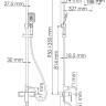 WasserKRAFT A16501 Душевой комплект со смесителем