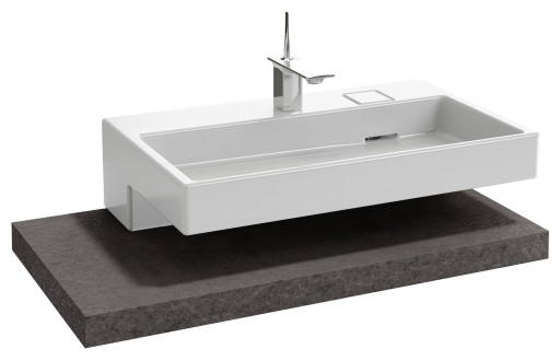 Столешница 100 см, без отверстия, светло-серый меламин с эффектом ламинации Jacob Delafon TERRACE EB1194-N05