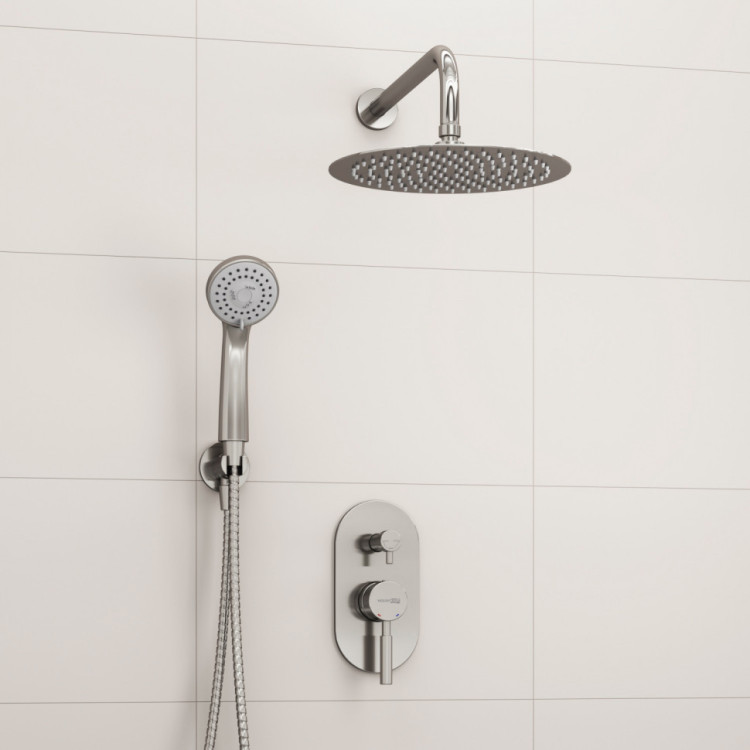 WasserKRAFT A16421 Встраиваемый комплект для душа с верхней душевой насадкой и лейкой