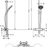 Душевая система Hansgrohe Raindance Select S 27129 с термостатом