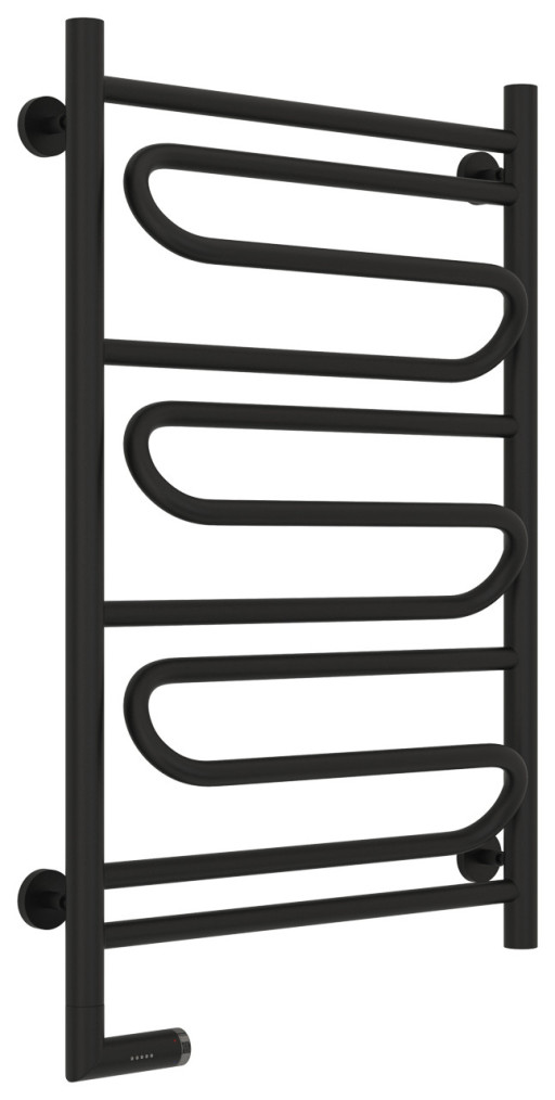 Полотенцесушитель электрический Сунержа Элегия 2.0 800х500 МЭМ левый Матовый чёрный