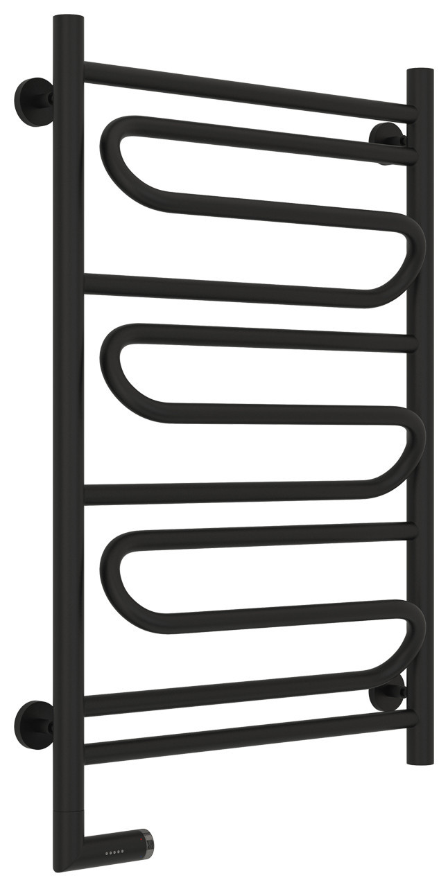 Полотенцесушитель электрический Сунержа Элегия 2.0 800х500 МЭМ левый Матовый чёрный