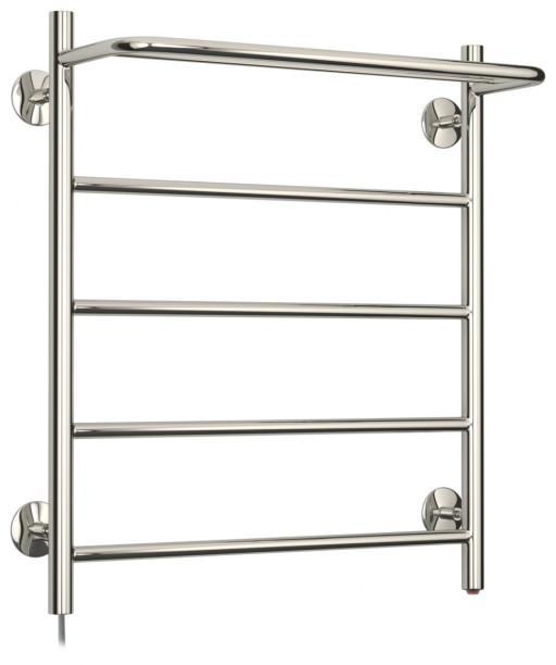 Полотенцесушитель электрический Стилье Формат 30 Л 600х500 (Полка + 4) П16 Без покрытия