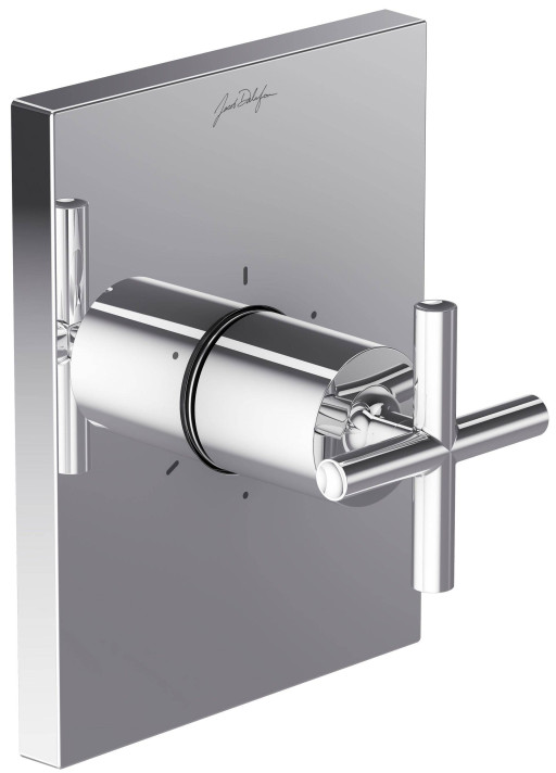 Встроенный переключатель на три выхода, классический дизайн лицевой панели Jacob Delafon MODULO E75415-CP