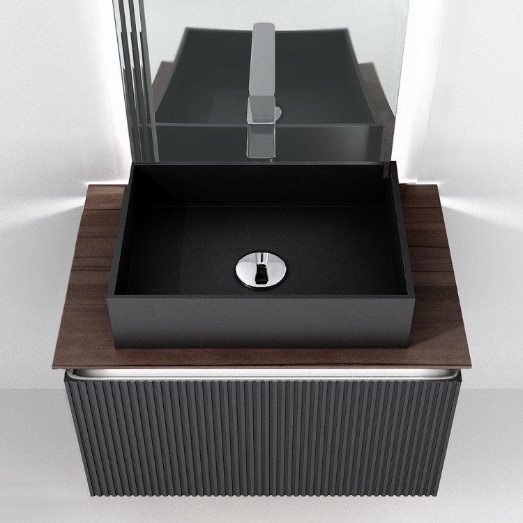 Тумба Strong 80, подвесная антрацит