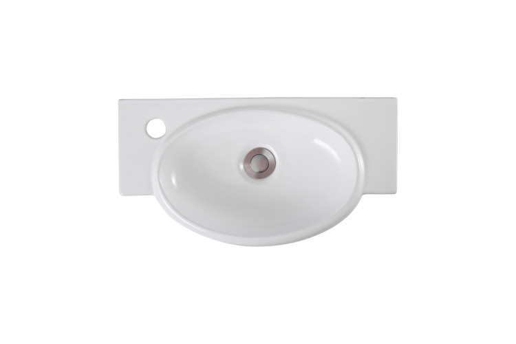 Раковина подвесная угловая Aquatek AQ5329-00 510*275*130 мм , смеситель слева