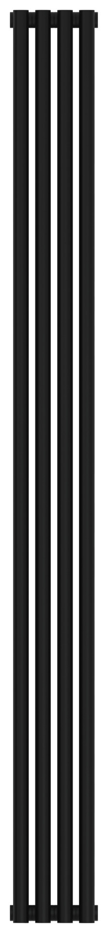 Отопительный радиатор Сунержа Эстет-00 1800х180 4 секции Матовый чёрный