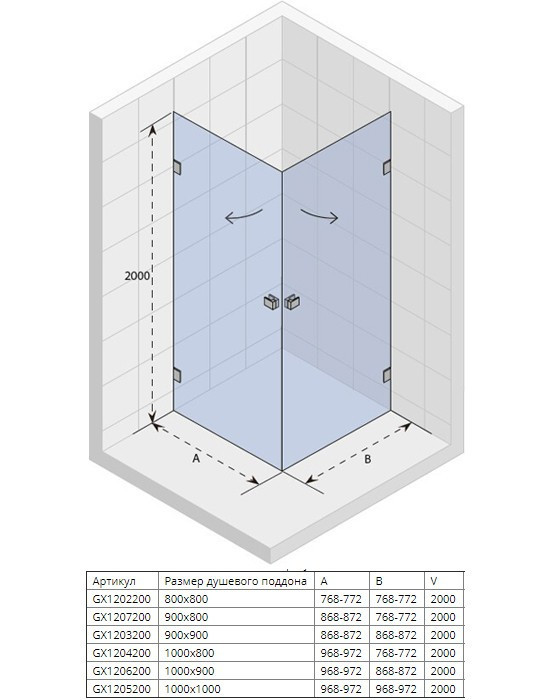 Душевой уголок Riho Scandic Mistral M209 100x100