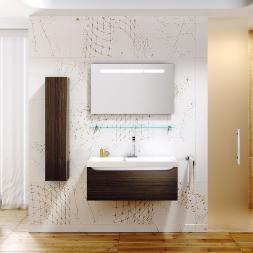 Тумба под раковину Aqwella Верона 100 подвесная