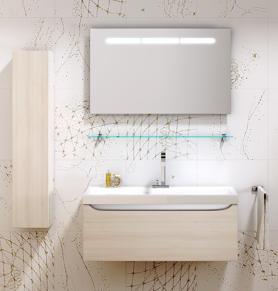 Тумба под раковину Aqwella Верона 100 подвесная