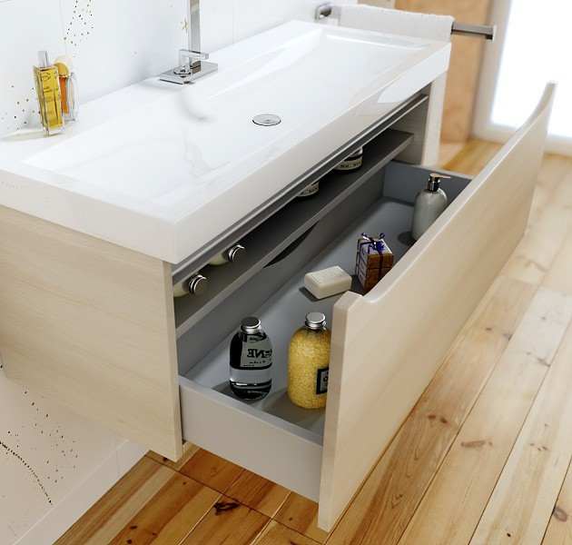 Тумба под раковину Aqwella Верона 100 подвесная