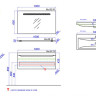 Тумба под раковину Aqwella Верона 100 подвесная
