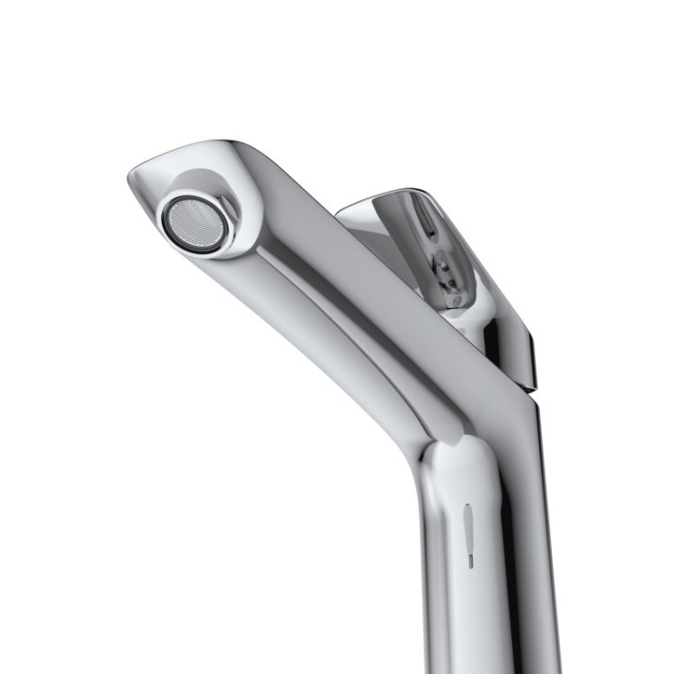 Смеситель для накладной раковины без донного клапана Cezares DUE-LMC-CRM-W0