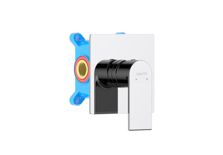 Смеситель для душа (внешняя и скрытая часть) Aquatek AQ1466CR ЛИРА