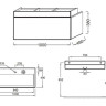 Тумба под раковину Jacob Delafon Terrace 100 подвесная