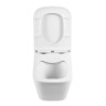 Унитаз подвесной безободковый, с сиденьем дюропласт soft close Cezares BB520CHR/SC