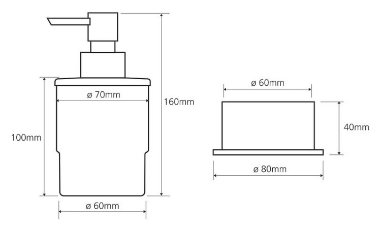 Дозатор для жидкого мыла Bemeta Omega 138109161