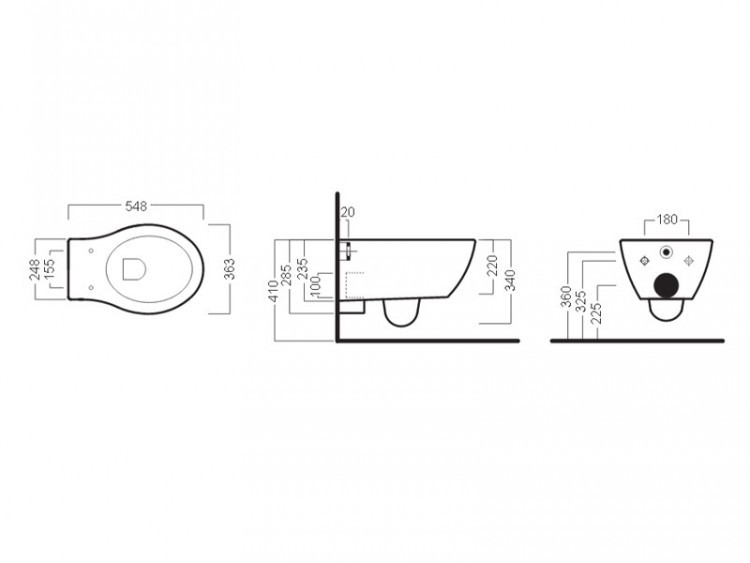 Унитаз Hatria Nido YOU2