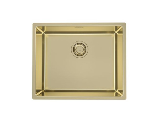 Мойка KOMBINO 50 MONARCH GOLD SAT-90 542X442X195 U в компл. с выпуском без сифона,