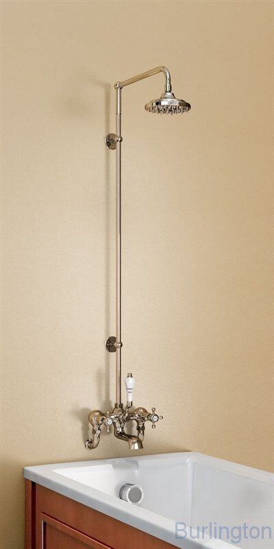 Душевая стойка со смесителем, верхняя лейка 6' [H295-CL]