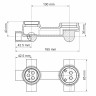 WasserKRAFT Aller 10671 Смеситель для ванндуша