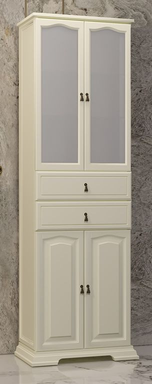 Пенал Риспекто 60 двухстворчатый слоновая кость