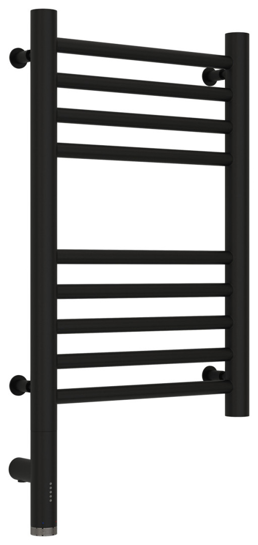 Полотенцесушитель электрический Сунержа Богема 3.0 прямая 500х300 МЭМ левый Матовый чёрный