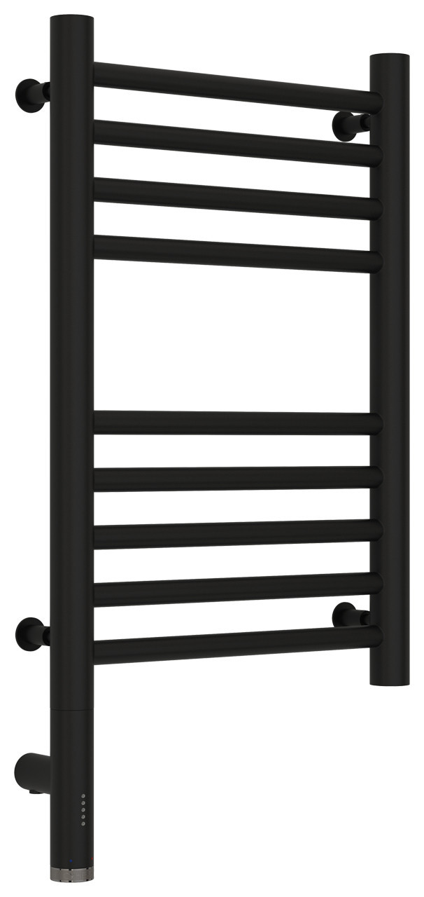 Полотенцесушитель электрический Сунержа Богема 3.0 прямая 500х300 МЭМ левый Матовый чёрный