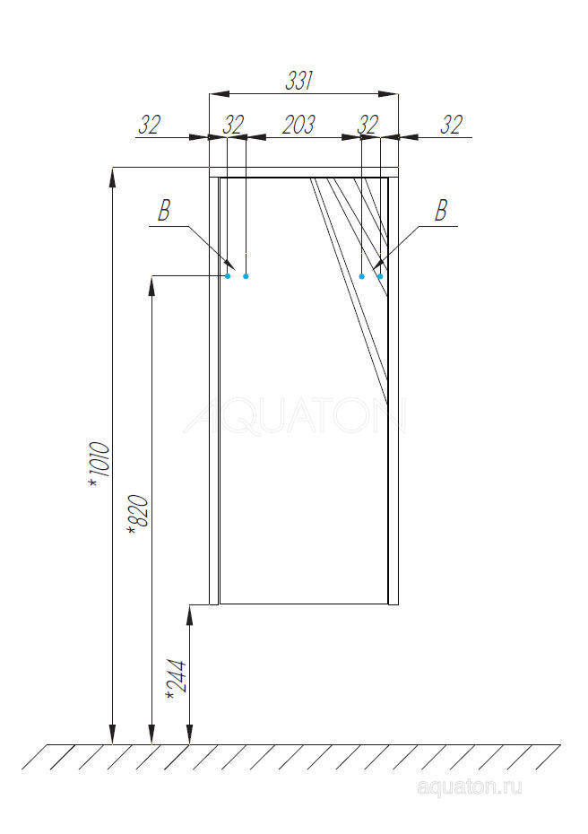 Шкафчик Aquaton Сакура с корзиной ольха наварра, белый глянец 1A220703SKW80
