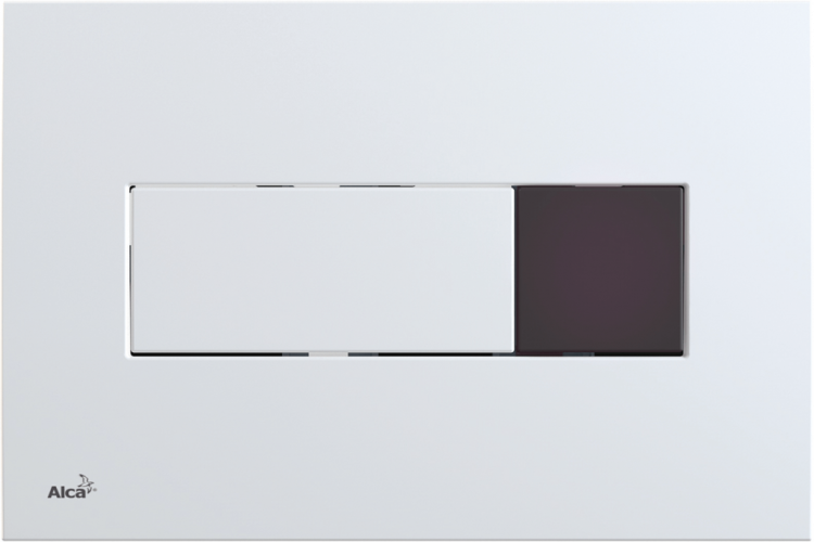 Cенсорная кнопка управления для скрытых систем инсталляции, белый (подключение к аккумулятору) Alcadrain M370SB
