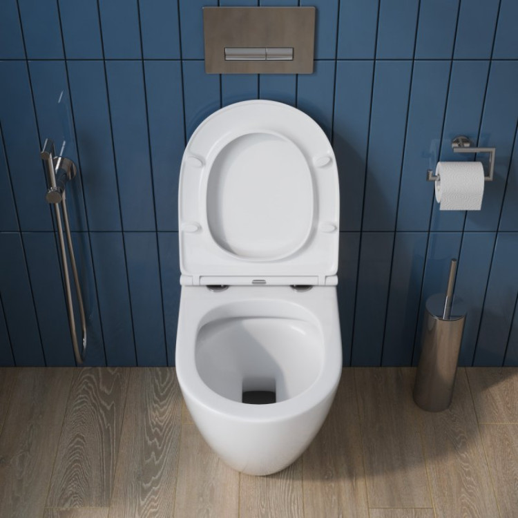 Унитаз приставной, P-trap Cezares BB2141CBR