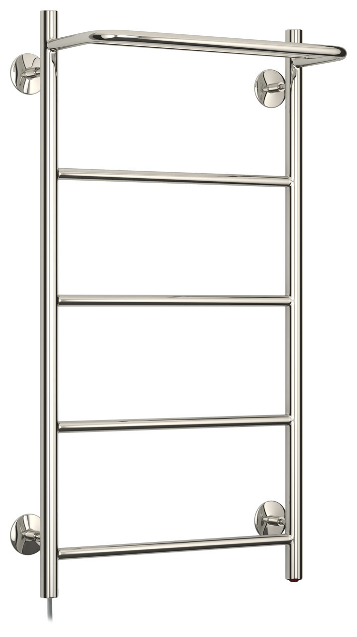 Полотенцесушитель электрический Стилье Формат 30 Л 800х400 (Полка + 4) П16 Без покрытия