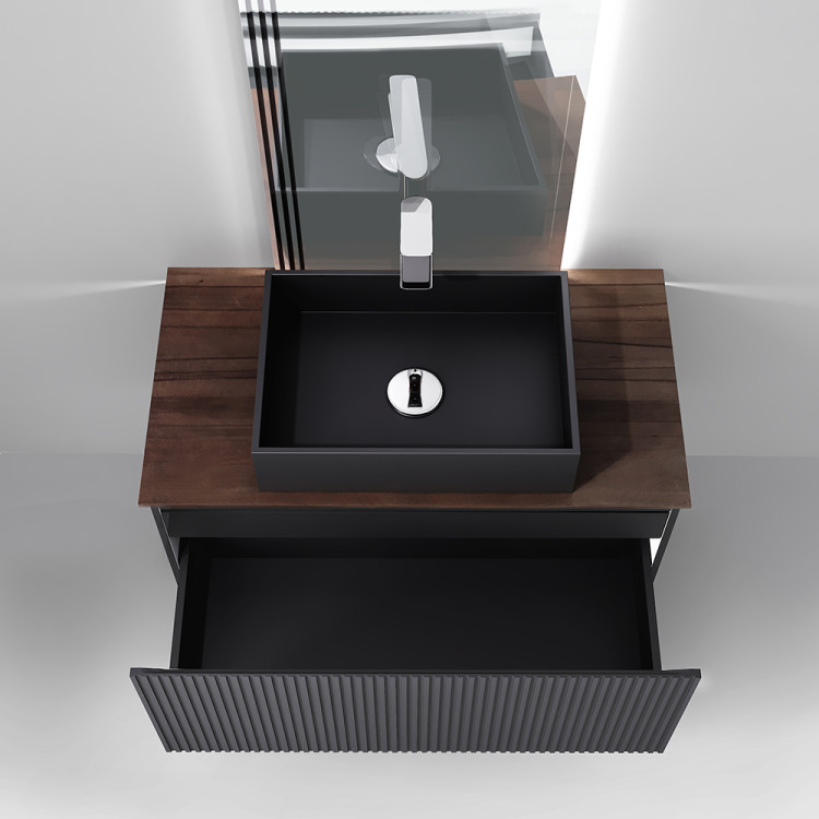 Тумба Strong 100, подвесная антрацит