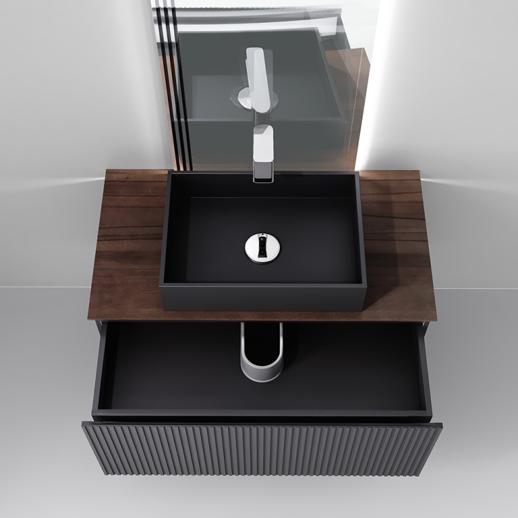 Тумба Strong 100, подвесная антрацит