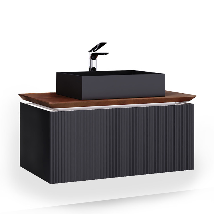 Тумба Strong 100, подвесная антрацит