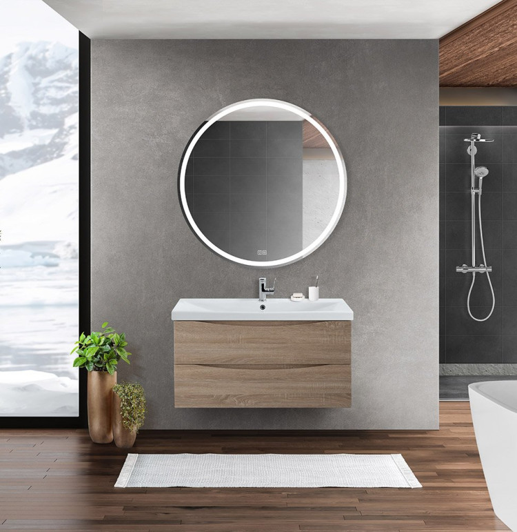 База под раковину подвесная с двумя выкатными ящиками 964x440x500 BelBagno MARINO-CER-1000-2C-SO-BRDL-P