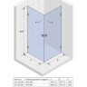 Душевой уголок Riho Scandic Mistral M209 90x90