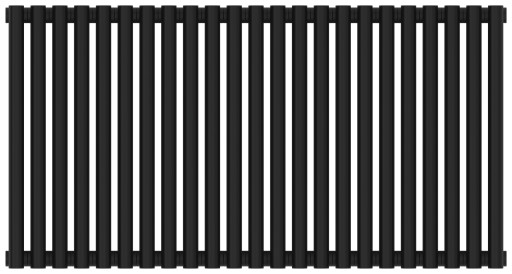 Отопительный радиатор Сунержа Эстет-00 500х1035 23 секции Матовый чёрный