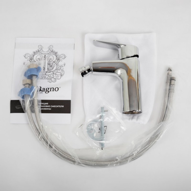 Смеситель для биде без донного клапана Cezares DUE-BD-CRM-W0