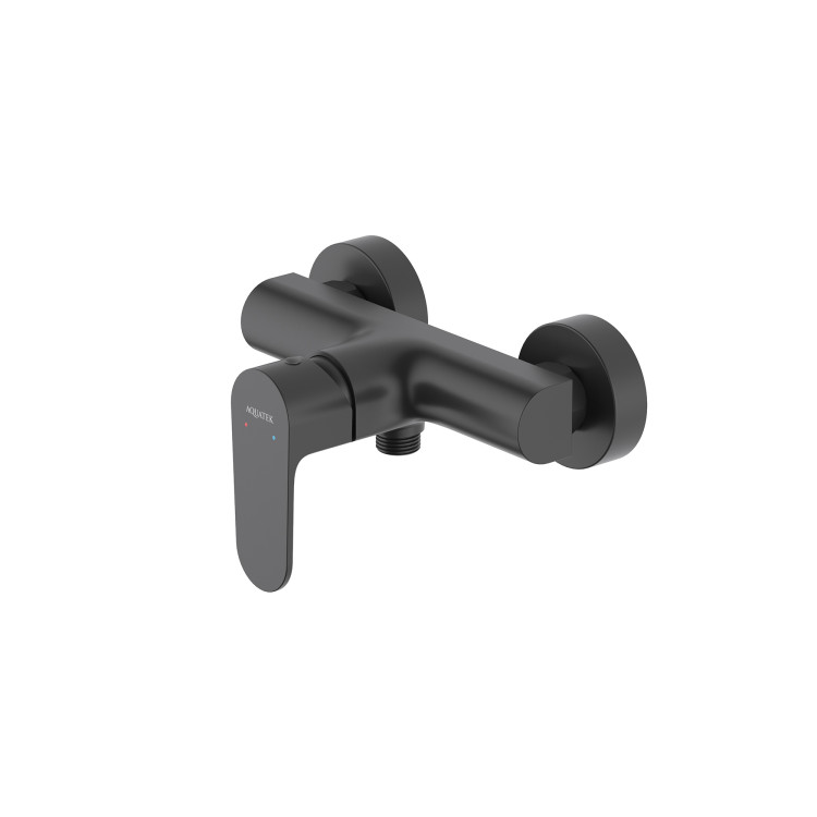 Смеситель для душа Aquatek, матовый черный AQ1260MB ОБЕРОН