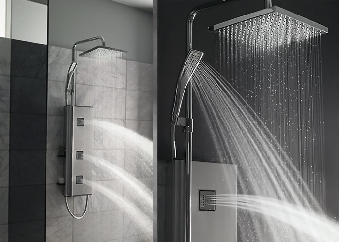 Душевая панель Jacob Delafon Water Tiles Tower E3872-185